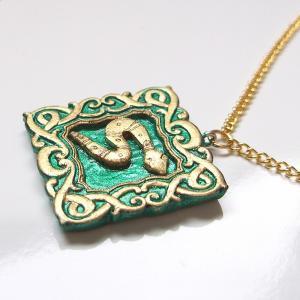 St. Patrick's Snake Pendant And..