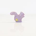 Lilac Squirrel Figurine With Yellow Flowers