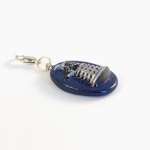 Dalek Charm With Silver Chain Necklace