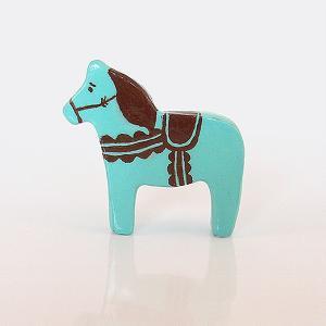 Blue Moon Ice Cream Clay Pony Dala Horse Figurine