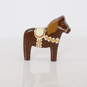 Rocky Road Ice Cream Clay Pony Dala Horse Figurine