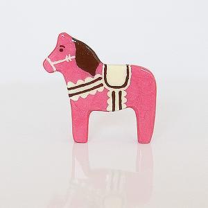 Neapolitan Ice Cream Clay Pony Dala Horse Figurine