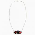 Bat With Roses And A Box Of Candy Necklace
