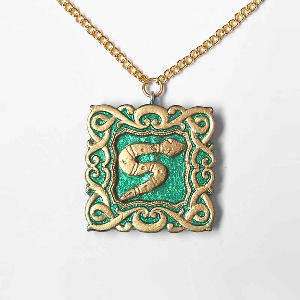 St. Patrick's Snake Pendant And Necklace