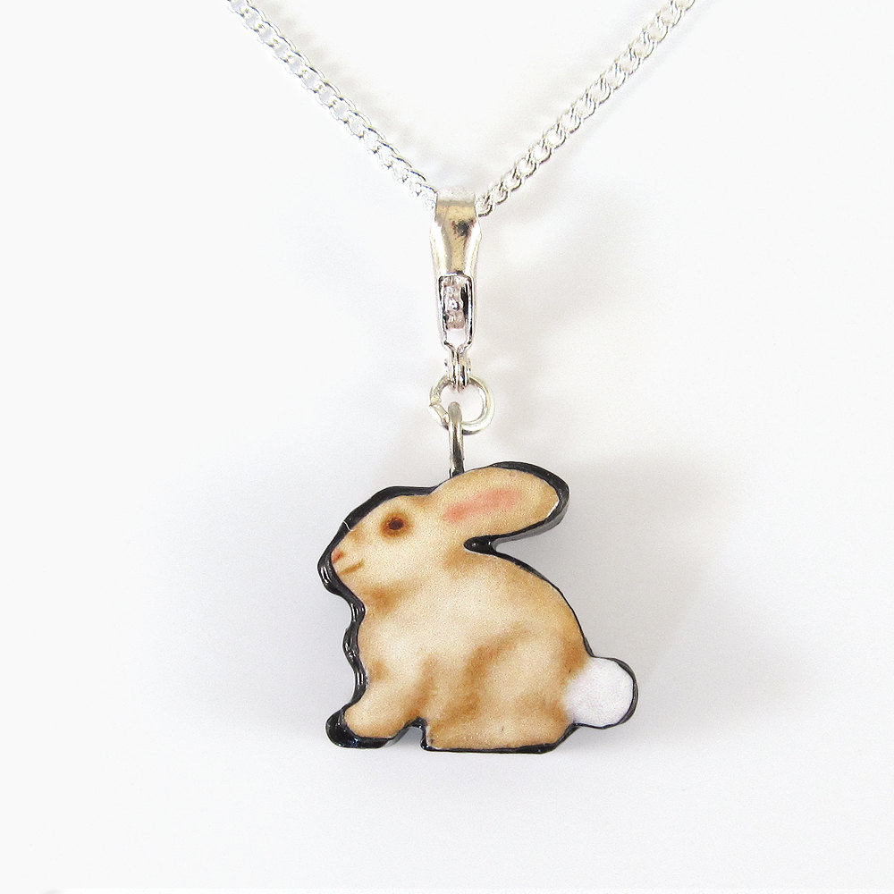 Bunny Pendant And Necklace